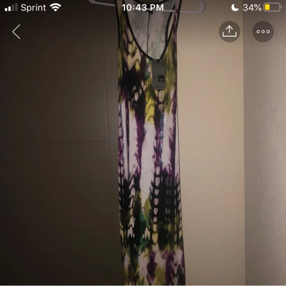 Tie dye maxi dress NEW WITH TAGS